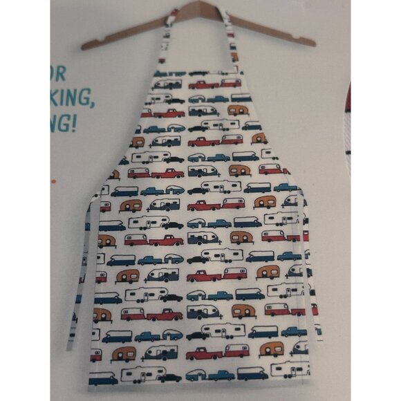 Camco Other - Retro Apron Camper Truck RV Pattern Kitchen Adults Cooking Baking Grilling